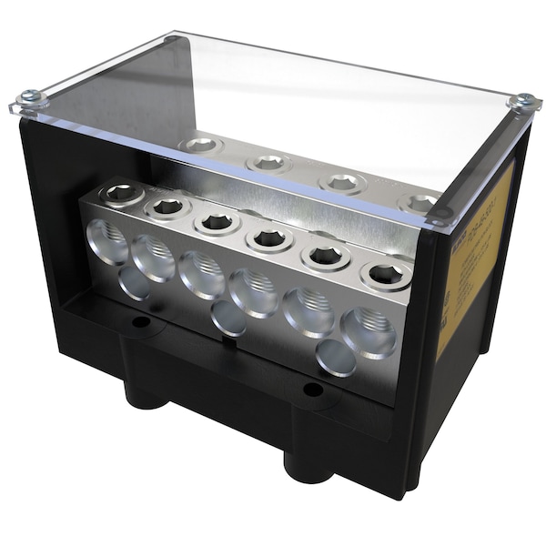 Ilsco Power Distribution Block, Line Conductor - PDB-49-500-1-EC