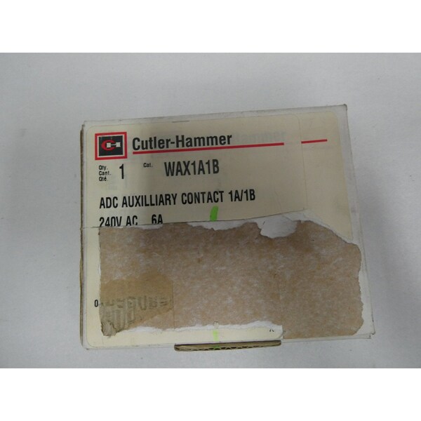 Eaton Cutler-Hammer Auxiliary Contact Terminal And Contact Block - WAX1A1B
