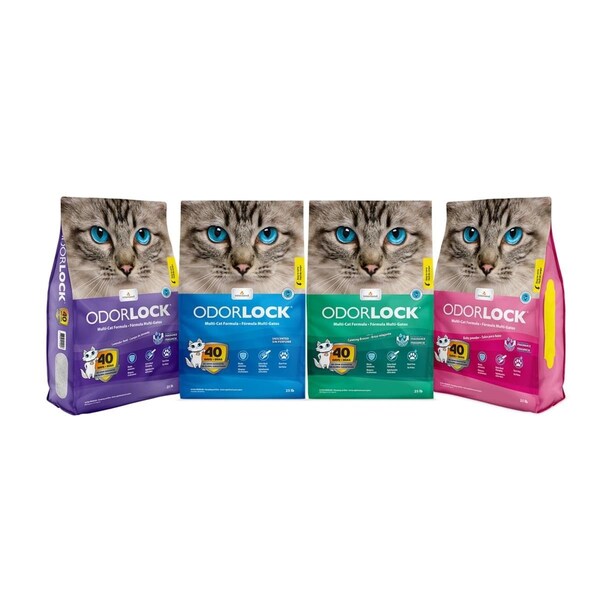 Houndsabueso 13.2 lbs Odorlock Baby Powder Cat Litter - HO3649517