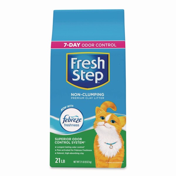 Fresh Step Non-Clumping Premium Cat Litter with Febreze Freshness, Scented, 21 lbs - 1004460000000