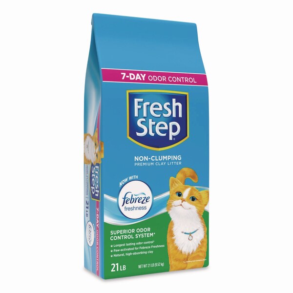 Fresh Step Non-Clumping Premium Cat Litter with Febreze Freshness, Scented, 21 lbs - 1004460000000