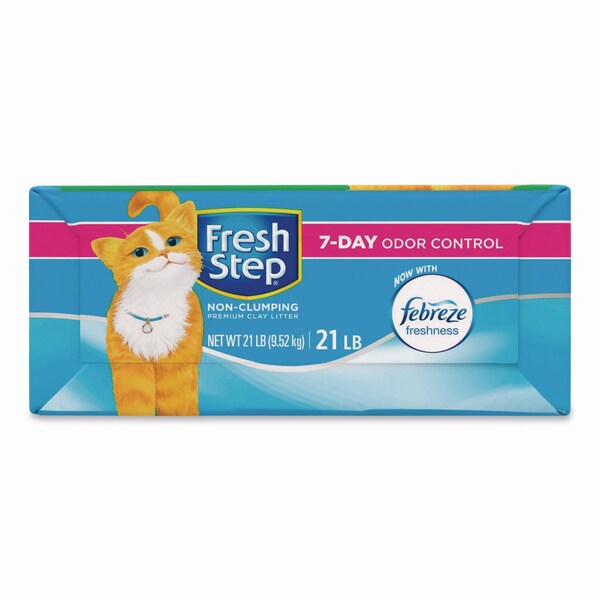 Fresh Step Non-Clumping Premium Cat Litter with Febreze Freshness, Scented, 21 lbs - 1004460000000