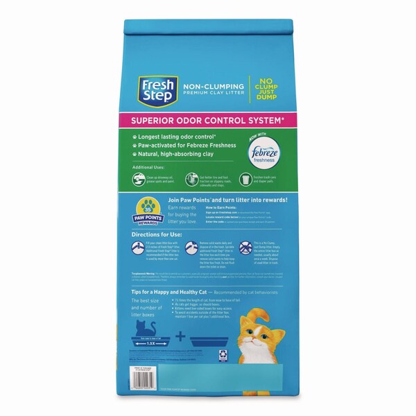Fresh Step Non-Clumping Premium Cat Litter with Febreze Freshness, Scented, 21 lbs - 1004460000000