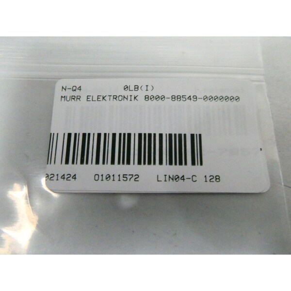 Murr Elektronik CONNECTION CAP TERMINAL AND CONTACT BLOCK - 8000-88549-0000000
