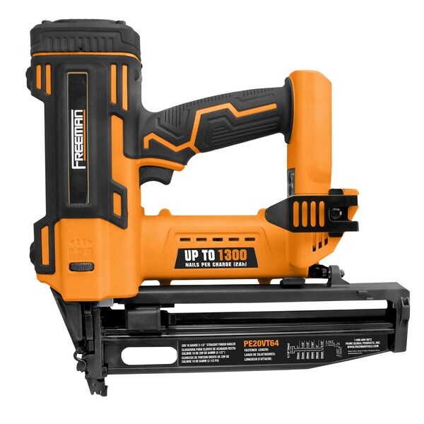 Freeman 20V Bare Tool Cordless 16G 2-1/2in Straight Finish Nailer - PE20VT64