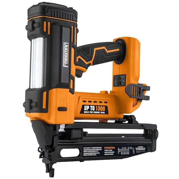 Freeman 20V Bare Tool Cordless 16G 2-1/2in Straight Finish Nailer - PE20VT64
