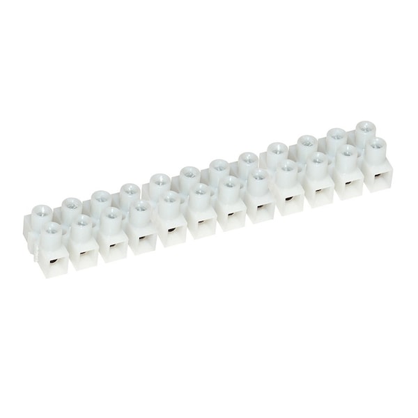 Pacer Group Pacer 15A Euro Style Terminal Block - 12 Gang - 5 Pack - E150-12-5