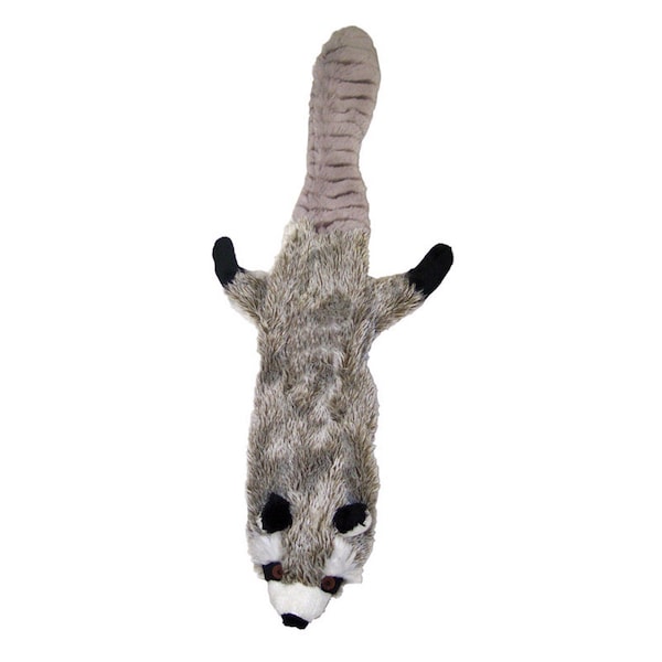 Ethical Pet Products Spot Skinneeez Multicolored Plush Raccoon Dog Toy Small 1 pk - 8639