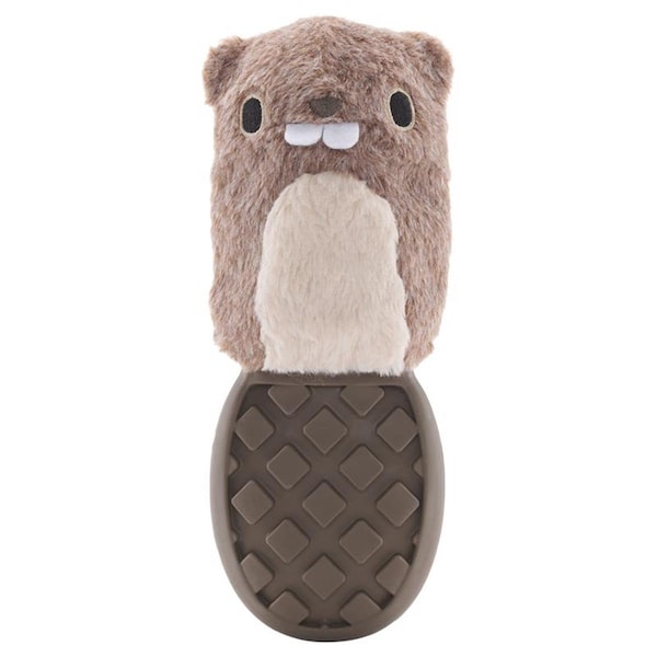 Houndsabueso Plush PB Beaver Dog Toy, 3PK - HO2742044