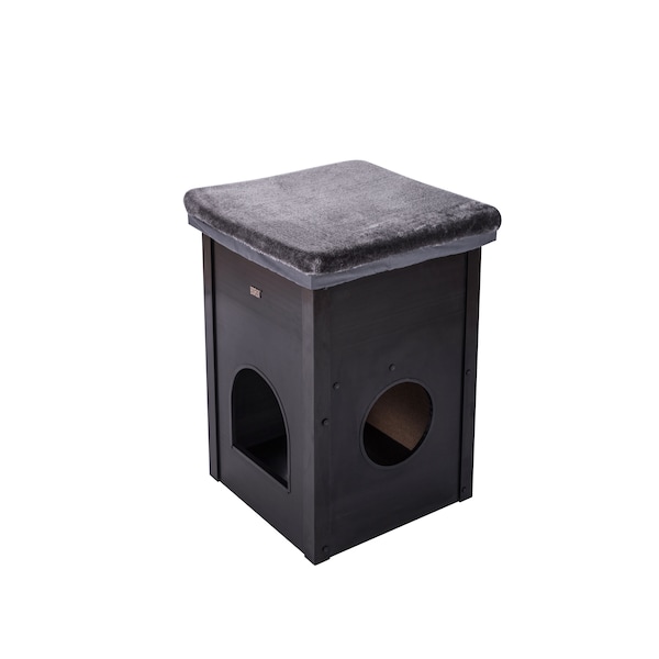 New Age Pet Pet Kitty Kube, w/Scratch Pad-Cushion - EHKK402