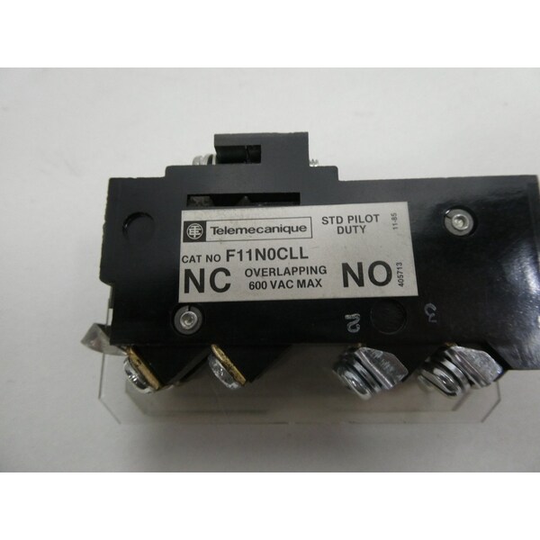 Telemecanique Sensors Auxiliary Interlock Terminal And Contact Block - F11N0CLL 13606