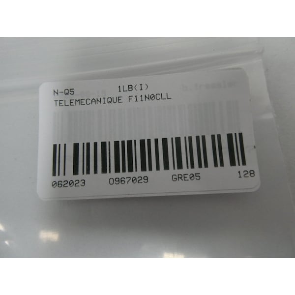 Telemecanique Sensors Auxiliary Interlock Terminal And Contact Block - F11N0CLL 13606