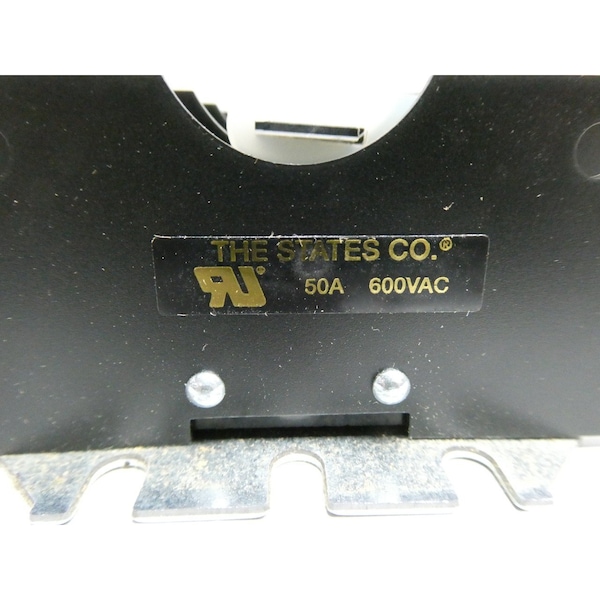 States 50A AMP 600V-AC TERMINAL AND CONTACT BLOCK - M-25012-T