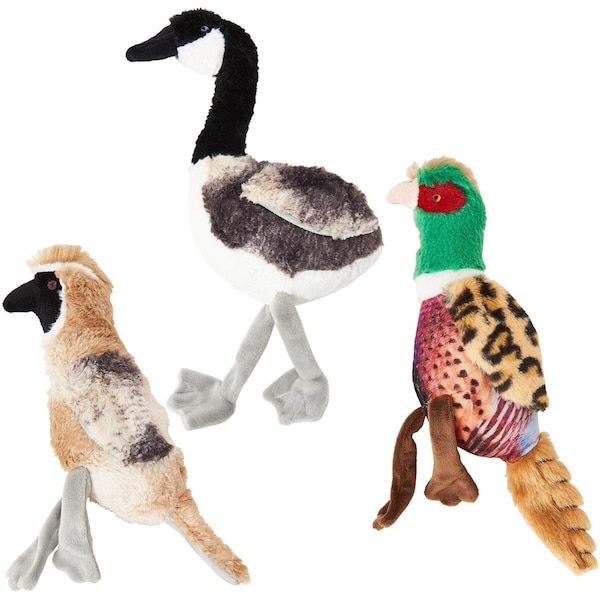 Ethical Pet Products Ethical Dog 12 in. Spot Bird Calls Sounding Dog Plush Toy - 54560