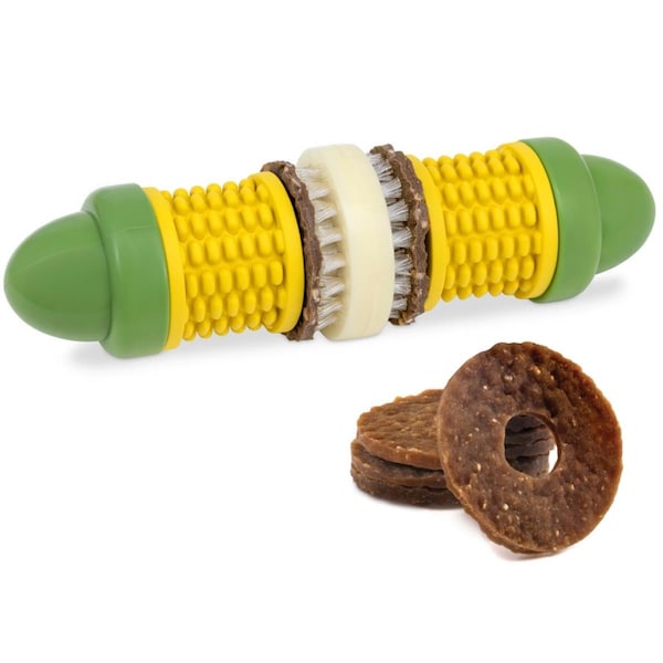 Pet Safe PetSafe  Busy Buddy Cravin Corncob Treat Holding Dog Toy - Small & Medium - 729849173156