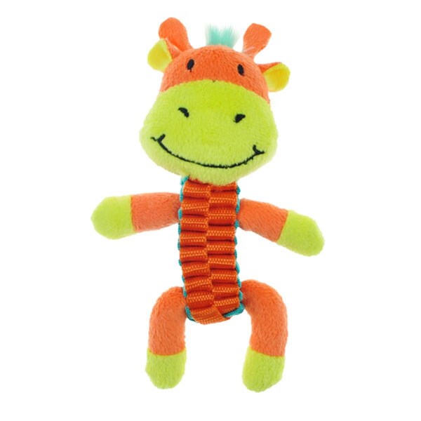 Petpath Plush Ballistic Twister Giraffe Pet Toy - PE3162994