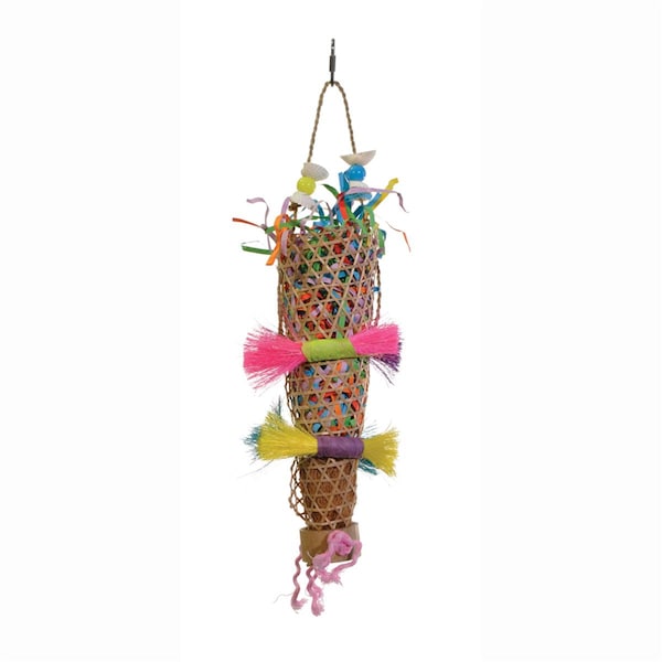 Prevue Pet Products Tropical Teasers Confetti Kazoo Bird Toy - 48081625132