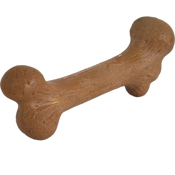 Barkbone Petmate Dog Toy, Beast, Peanut Butter, Chew Toy, Natural Instincts Infused Wood Dinosaur, Nylon - 36034