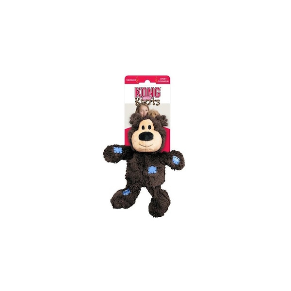 Phillips Pet Food Supply Wild Knot Bear Squeaky Dog Toy, Knotted Rope Skeleton - NKR1
