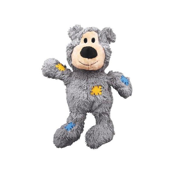 Phillips Pet Food Supply Wild Knot Bear Squeaky Dog Toy, Knotted Rope Skeleton - NKR1