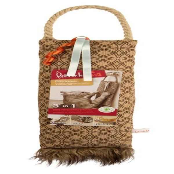 Petlinks Claw Kicker Hanging Scratch Pillow & Cat Toy - 786306492359