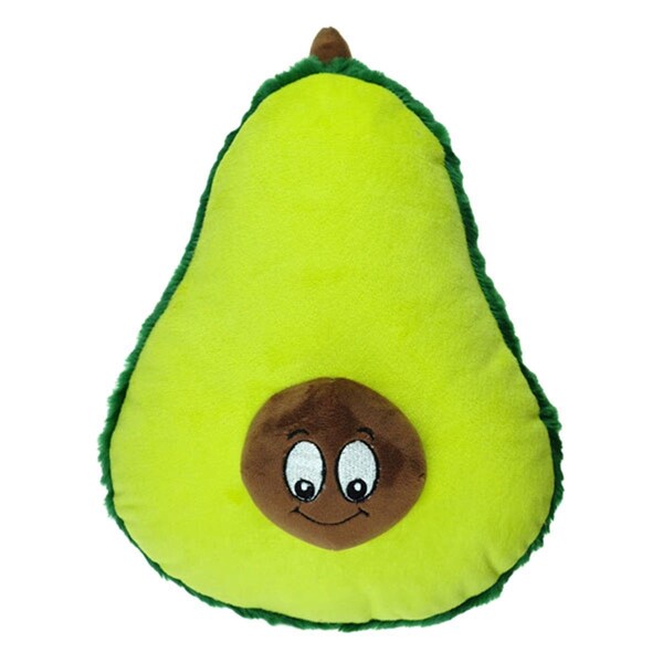 Petpath Food Junkeez Avocado Plush Dog Toy - Small - PE2640043