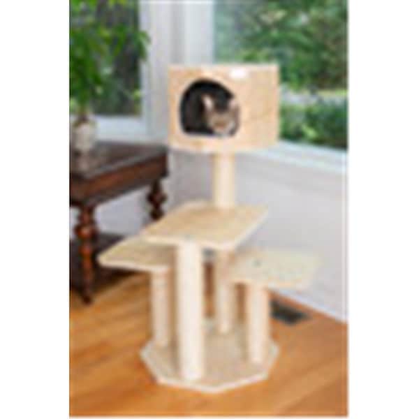 Csf Armarkat Real Wood Premium Model Scots Pine Solid Wood Cat Tree 46-inch Tall - S4203