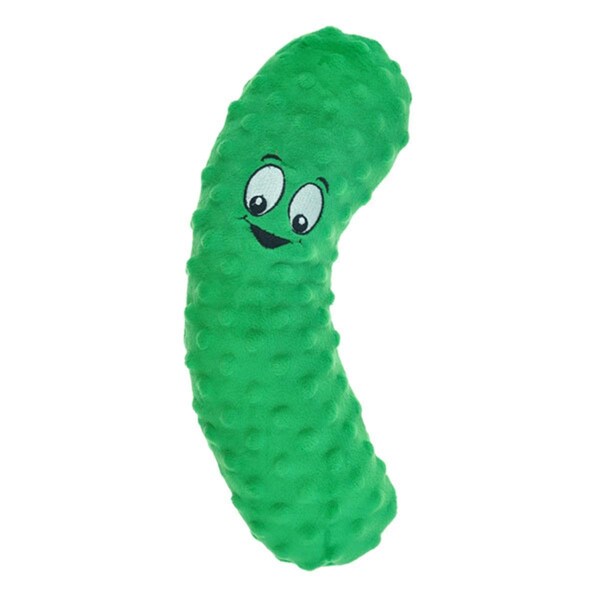 Petpath Food Junkeez Pickle Plush Dog Toy - Small - PE2480840