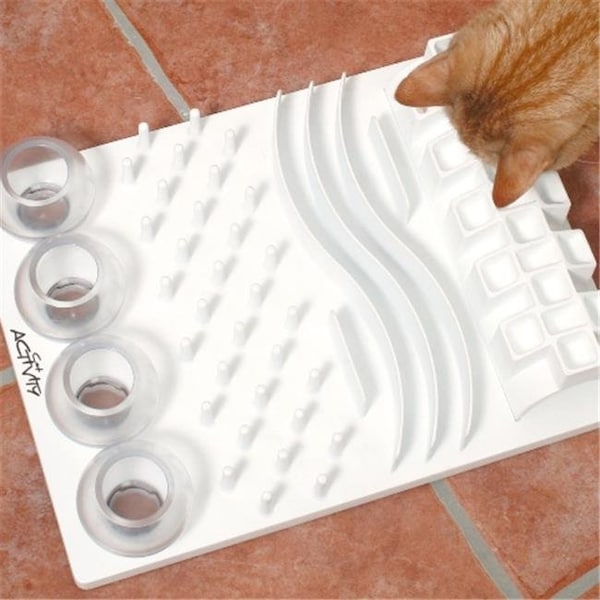 Trixie Pet Products TRIXIE Pet Products 4590 5-in-1 Activity Center - Clear plastic & White. - 4590
