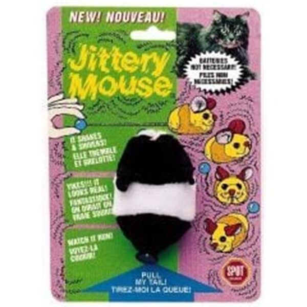 Ethical Pet Products Ethical Cat Plush Jittery Mouse - 2100 - 524132