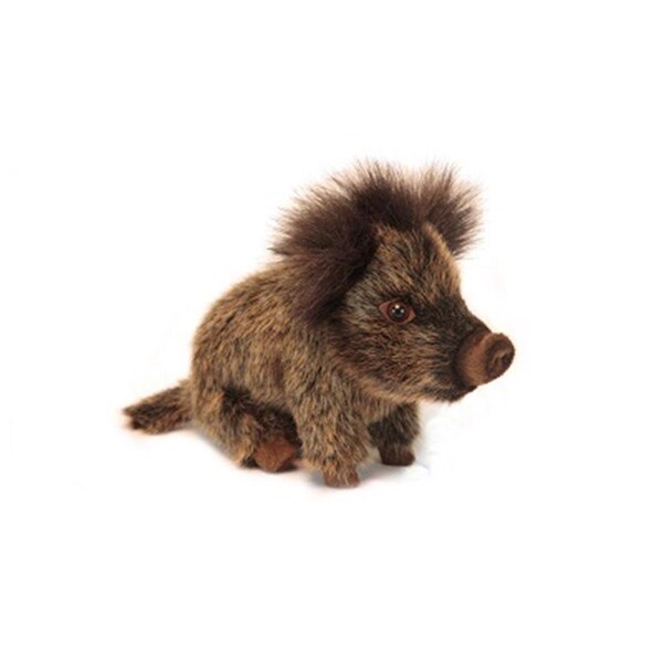 Hansa 8.70 in. Wild Boar Baby Seated Plush Toys - 6282