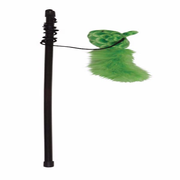 Kylies Chomper Kylies Brights Assorted Plush/Rope Feather Mouse Rattlers Large 1 pk - IDC40110