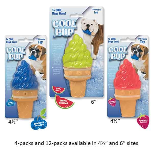 Party Animal Ice Cream Cone Toy, Green - Large - PA2484065
