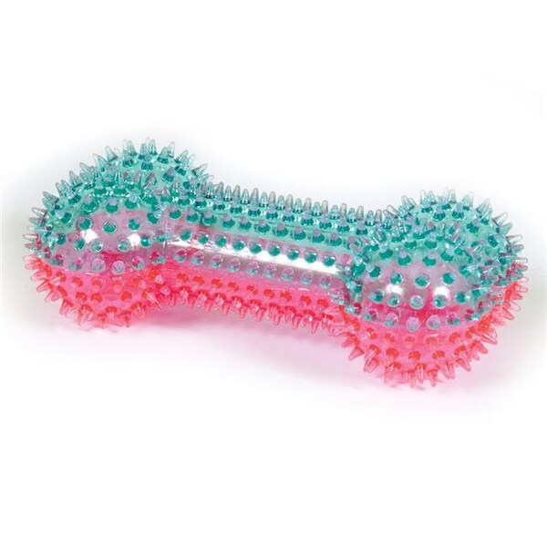 Play365 Play365 GY3681 19 Squeaky Spike Bone Dog Toy; Blue - GY3681 19