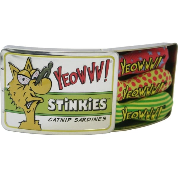 Duckyworldyeowww Stinkies Catnip Sardines - 812402000706