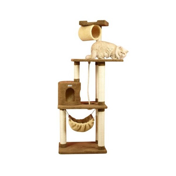 Aeromark Armarkat 70 Real Wood Cat tree With Scratch posts Hammock for Cats & Kittens - X7001