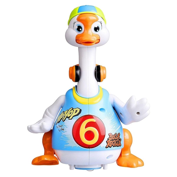 Azimport Dancing Hip Hop Goose Development Musical Fun Toy, Blue - PS828 BLUE