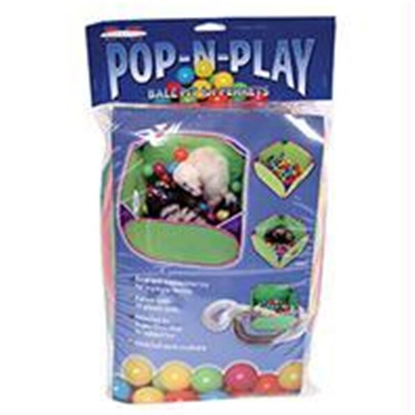 Marshall Pet Products Pop-N-Play Ball Pit keeps ferrets entertained with tunnels, colorful balls, and easy setup - FT-372