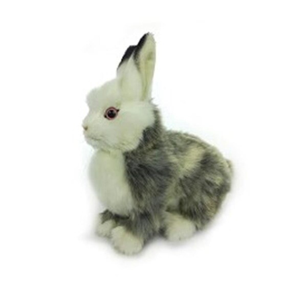 Hansa 9 in. Bunny Jacqard Plush Toys - 7848