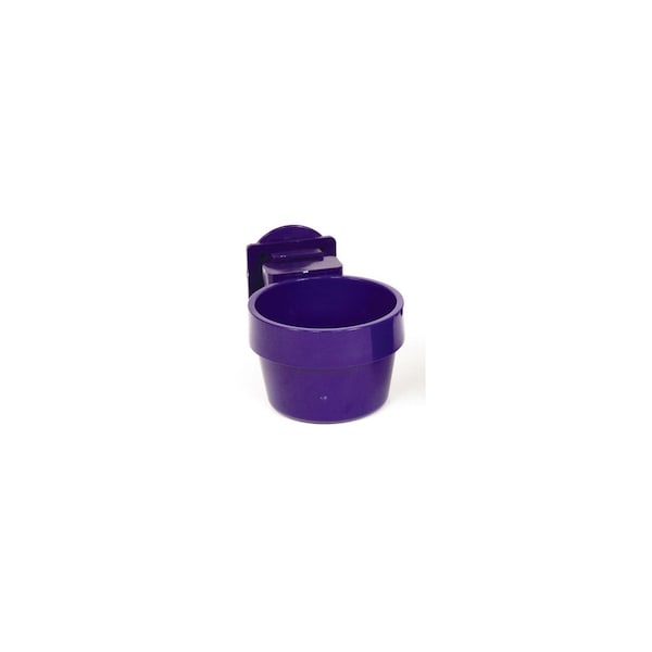 Ware Mfg Slide-N-Lock Pet Feeding Crock, Attaches to Cage, 10-oz., Assorted Colors - 3301