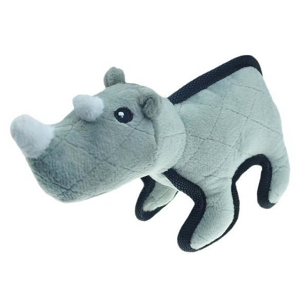 Pet Park Blvd Dog Toy, S, Chew Toy, Tuffimals Rhino - US2021 14 20