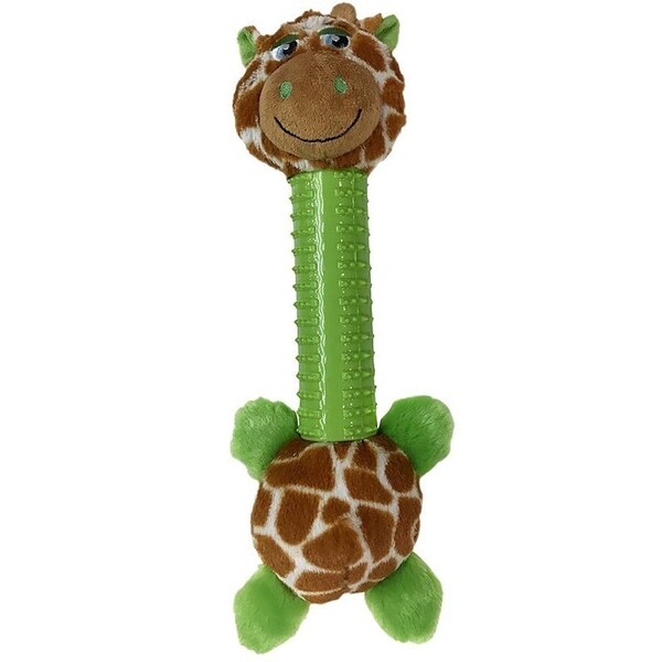 Pet Park Blvd Dog Toy, L in, Sillies Giraffe, Brown/Green - US2207 11