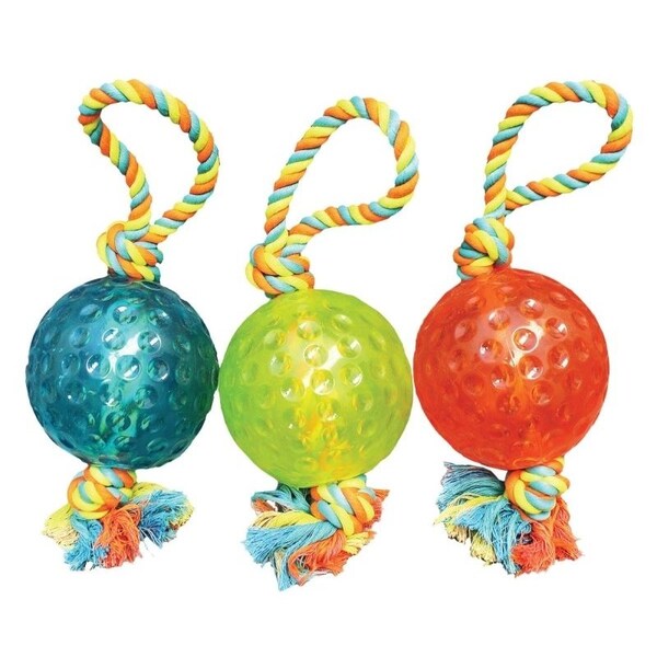Chomper Dog Toy, Tug Ball, Thermoplastic Rubber - WB15527