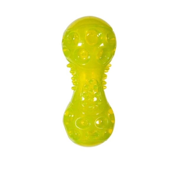 Partyanimal 4.56 x 2 dia. in. Squeaker Dumbbell, Small - PA56533