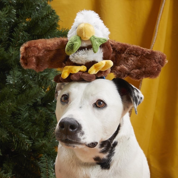 Bark Bark Multicolored Plush Majestic Marty Dog Toy 1 pk - 207925