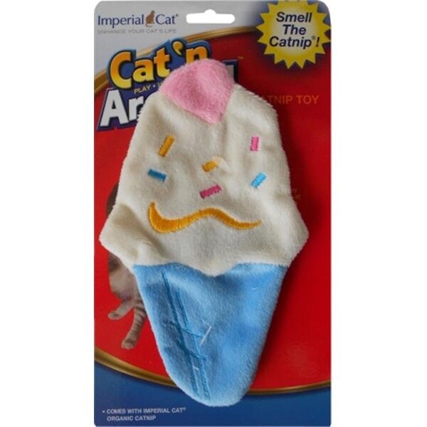 Imperial Cat ImperialCat 01281 Ice Cream Cone Toy - 1281