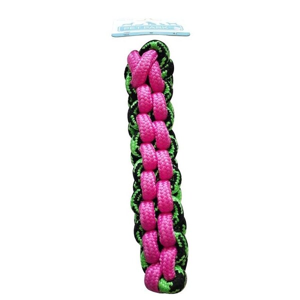 Pet Park Blvd Dog Toy, Rope Fetch Stick Toy, Paracord, Pink - US2046 75
