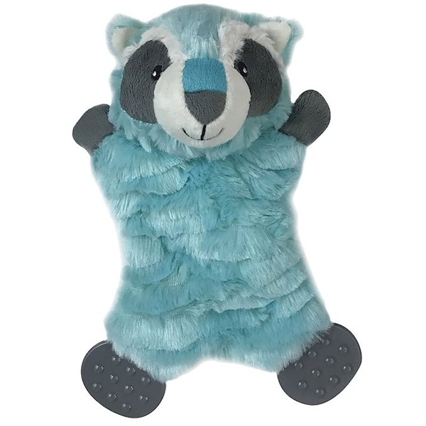 Pet Park Blvd Dog Toy, Flatties Raccoon, Multi-Color - US2206 13