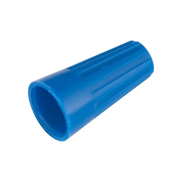 Gardner Bender WireGard 2 Wire Connector, 22 to 16 AWG Wire, Steel Contact, Polypropylene Housing Material, Blue - 10-002