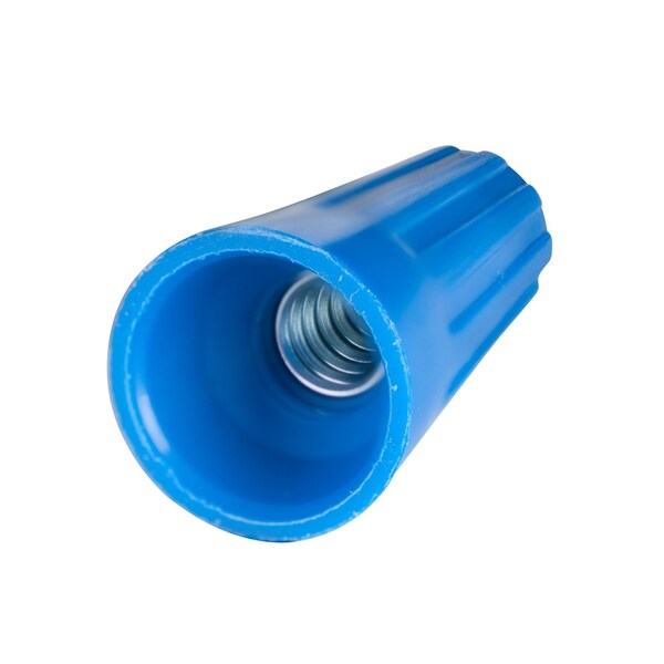 Gardner Bender WireGard 2 Wire Connector, 22 to 16 AWG Wire, Steel Contact, Polypropylene Housing Material, Blue - 10-002